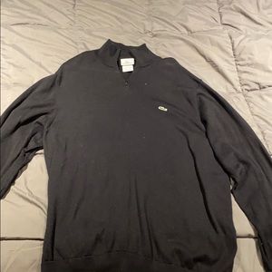 Men’s Lacoste 1/4 Zip Sweater Size 7
